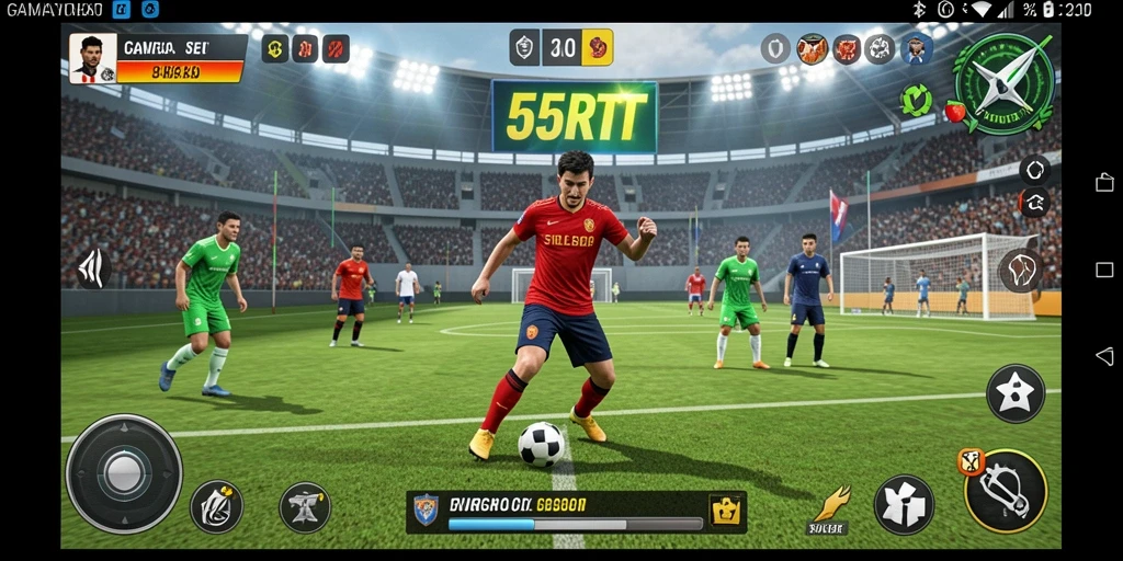 Tampilan gameplay seru dan kompetitif di 55RT.