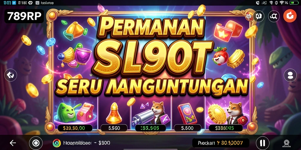 Tampilan gameplay seru di 789RP dengan banyak tema Slot.
