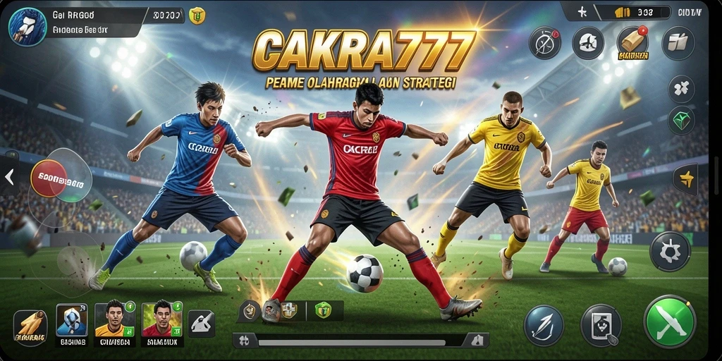 Tangkap aksi seru dalam game olahraga CAKRA777.