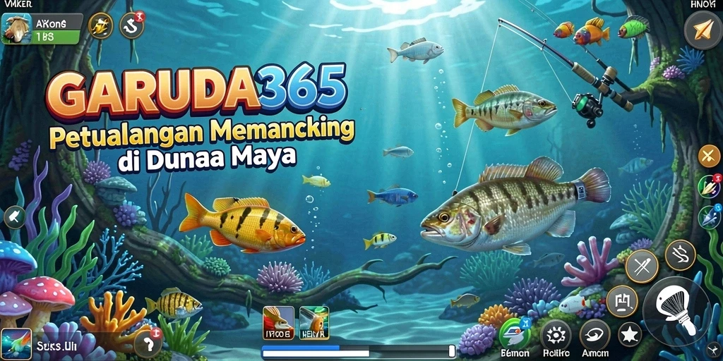 Gameplay GARUDA365 yang menarik dengan pengalaman memancing yang seru.