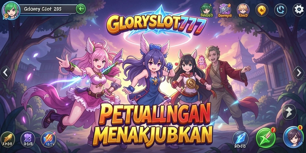 Tampilan gameplay yang mengesankan dari karakter anime yang dinamis.
