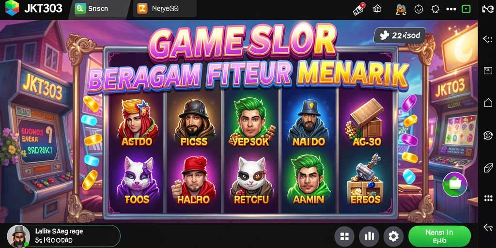 Tampilan gameplay seru dan fitur menarik di JKT303.