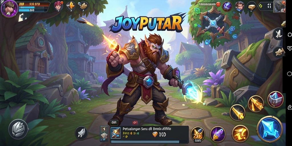 Tampilan menarik dari gameplay seru JOYPUTAR dengan aksi ARPG.
