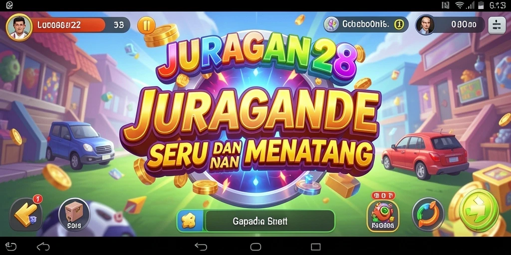 Tampilan gameplay seru dalam JURAGAN28 yang penuh aksi.