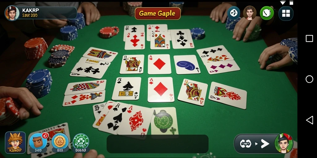 Tampilan gameplay seru dari KAKRP yang mengasyikkan.
