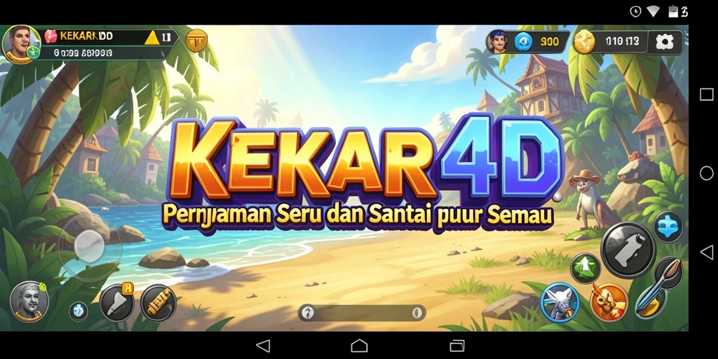 Screenshot gameplay menarik dari KEKAR4D yang penuh warna.
