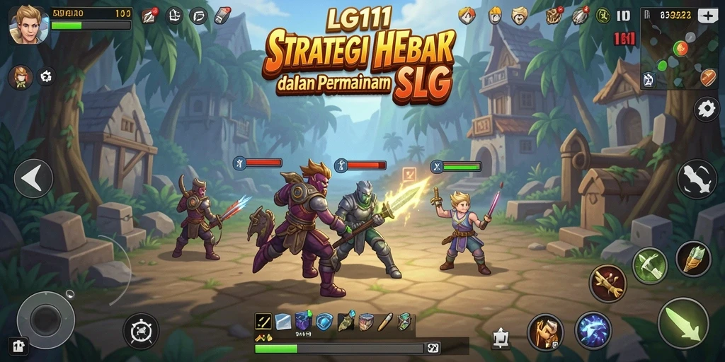 Tampilan gameplay menarik dari LG111 dengan elemen strategi mendalam.