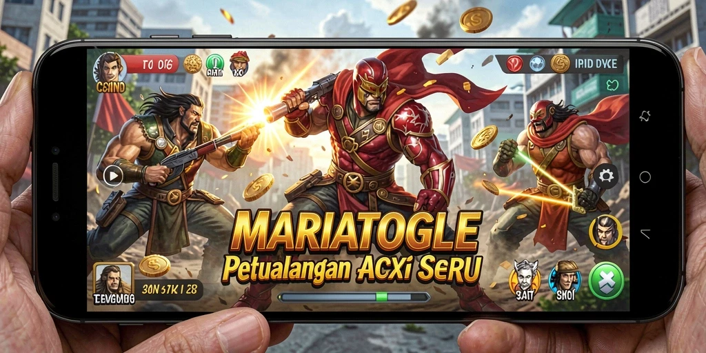 Tampilan action seru dari gameplay MARIATOGEL.