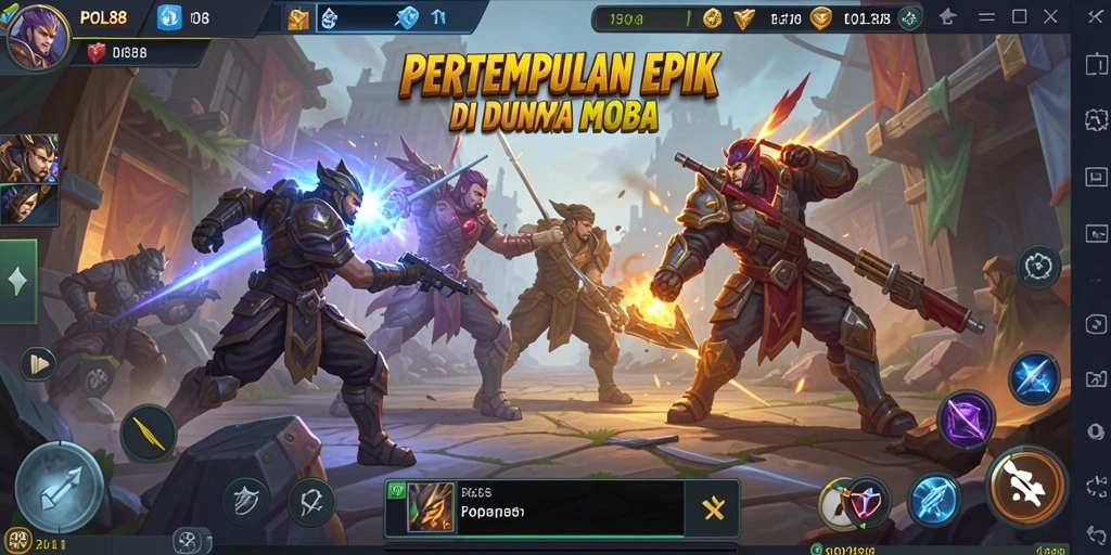 Gameplay seru di arena POL88 dengan karakter yang beragam.