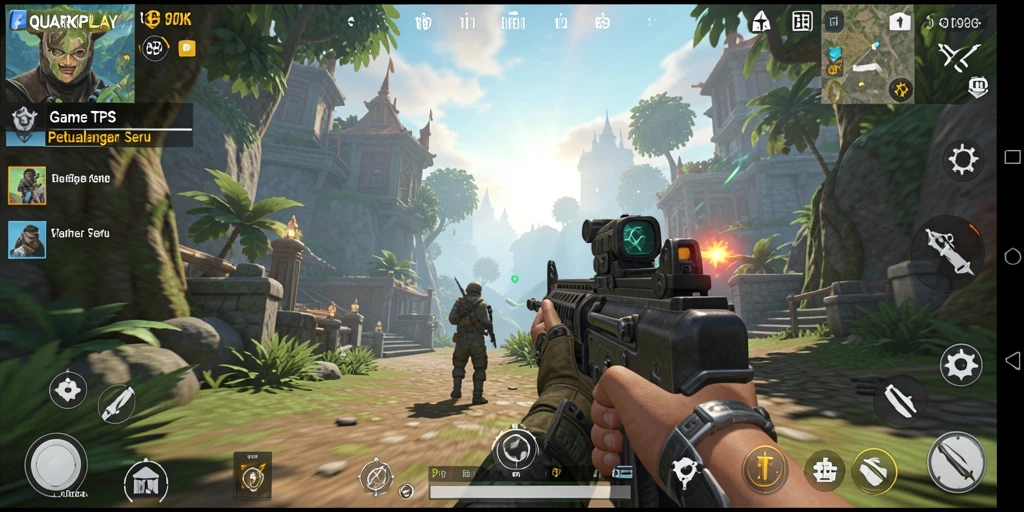 Tampilan gameplay QUARKPLAY yang menarik dan penuh aksi.