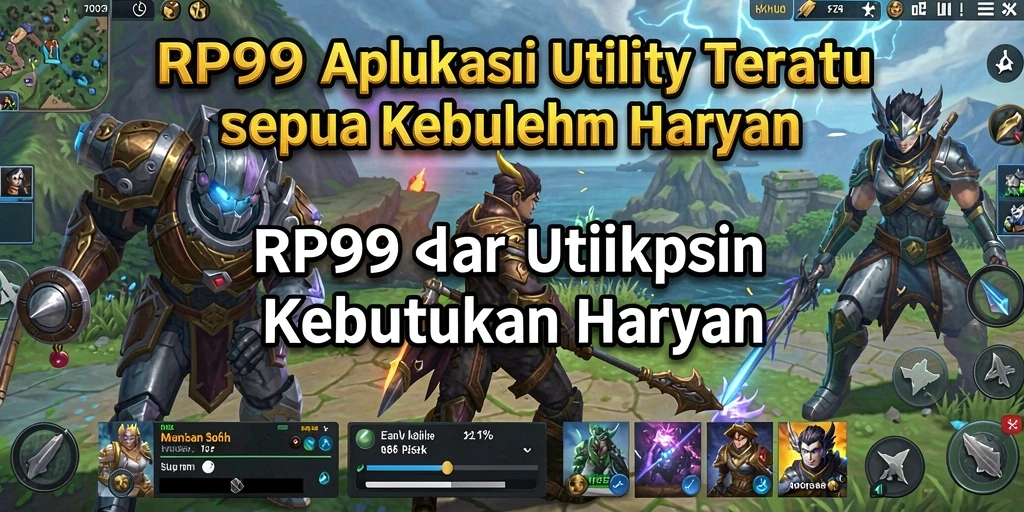 Tampilan antarmuka RP99 yang intuitif dan ramah pengguna.