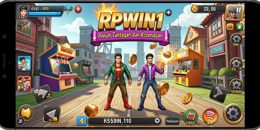 Tampilan gameplay seru dari RPWIN1 yang bikin ketagihan.
