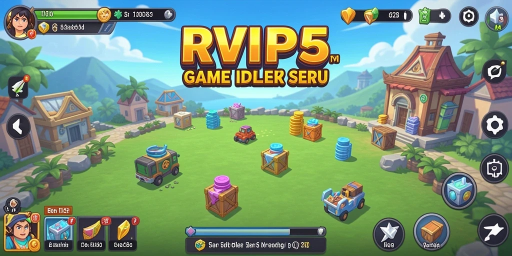 Tampilan menarik dari gameplay RVIP5 yang penuh warna.