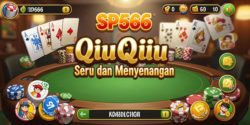 Tangkapan layar menunjukkan gameplay QiuQiu yang seru.