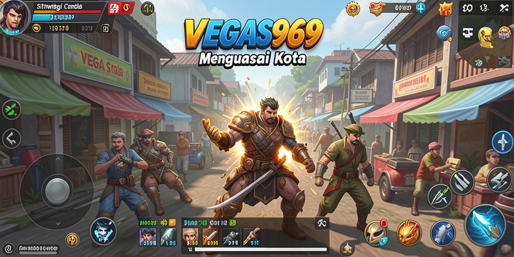 Screenshot utama menunjukkan gameplay strategi menarik di VEGAS969.
